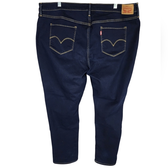 Levi's Plus Size 311 Shaping Skinny mid rise blue jeans 24W NEW - Picture 2 of 5